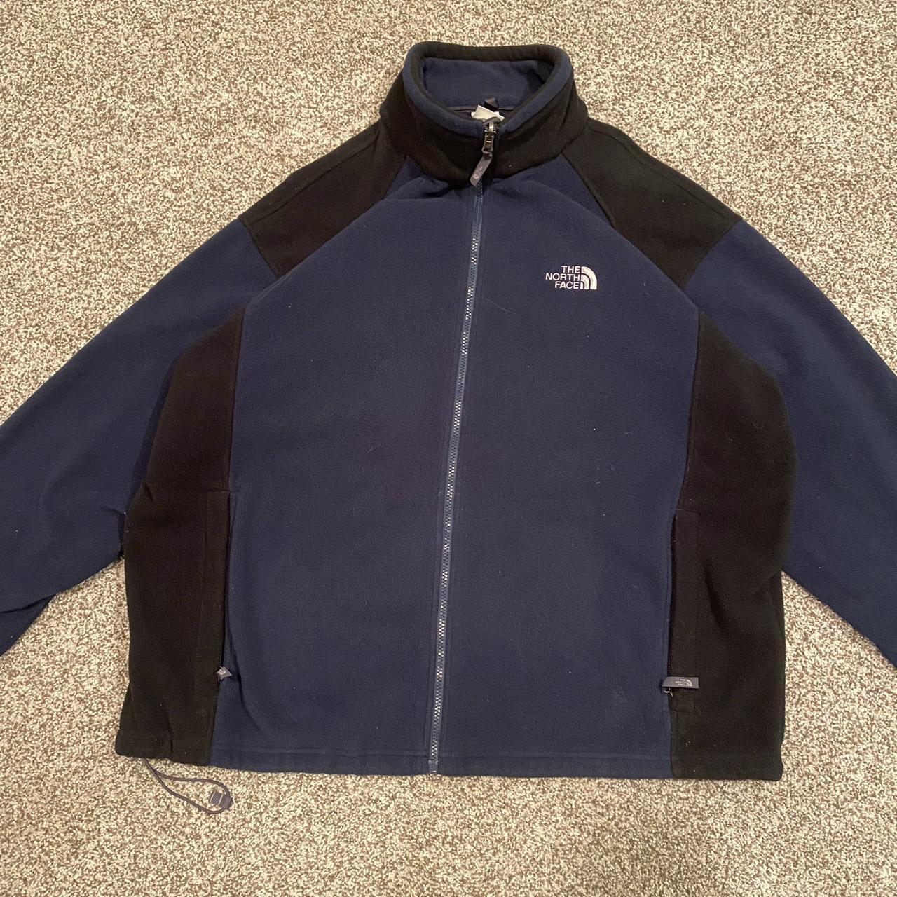 Vintage northface zip up In great condition Men's XXL - Depop