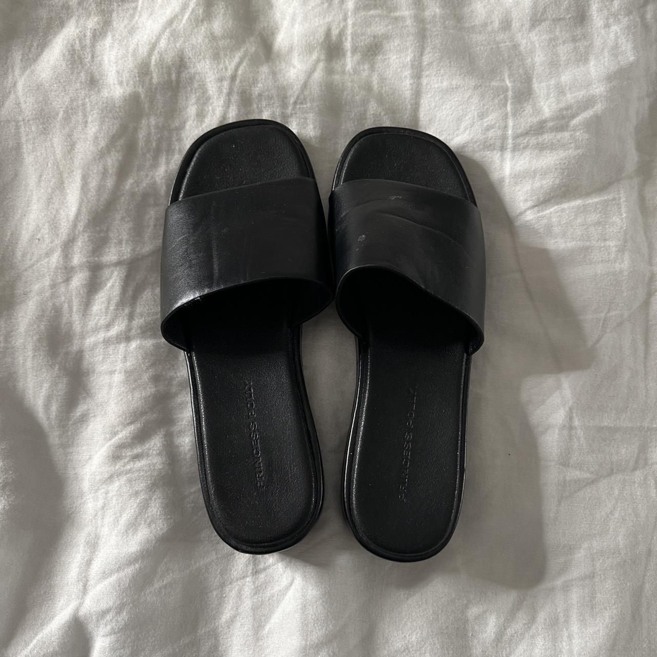 Princess Polly Black Sandals. Size 7. #princesspolly... - Depop