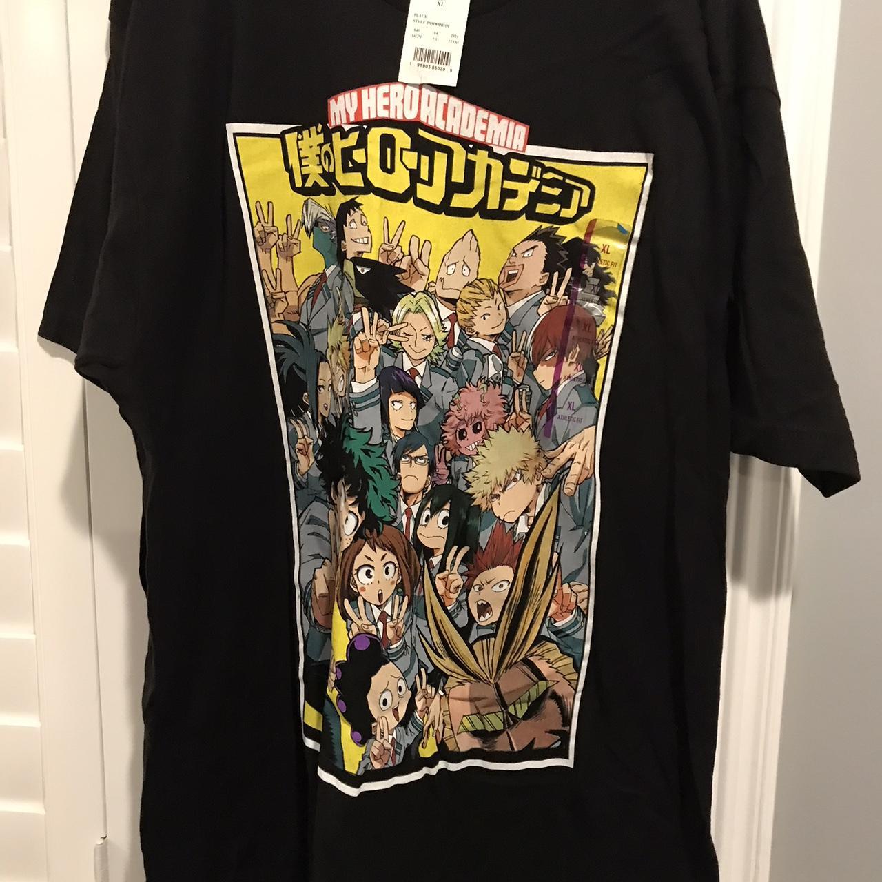 New with tag, My Hero Academia T-shirt. Size XL - Depop