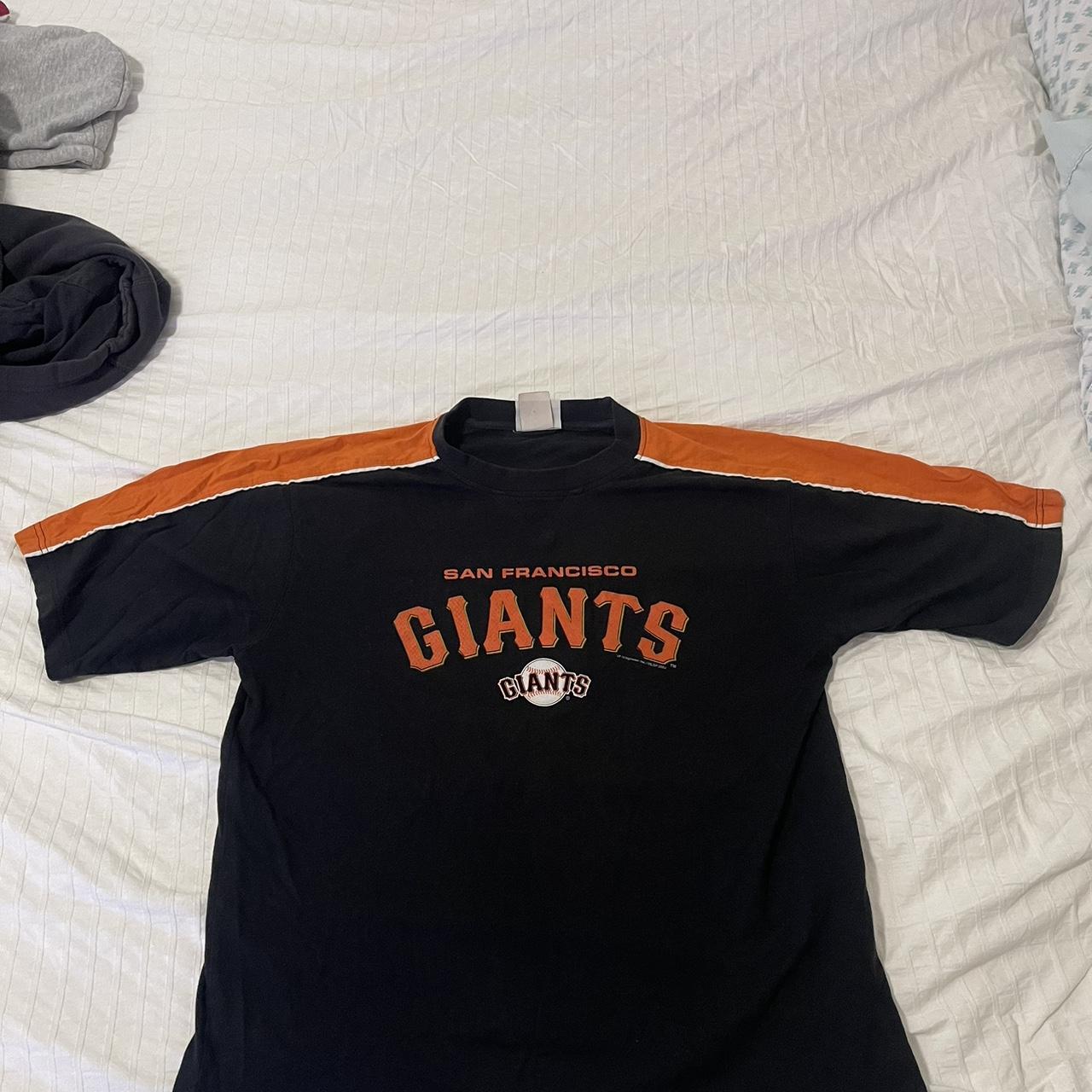 SF Giants San Francisco Mens T-shirt Short Sleeve Orange Tee Size Medium