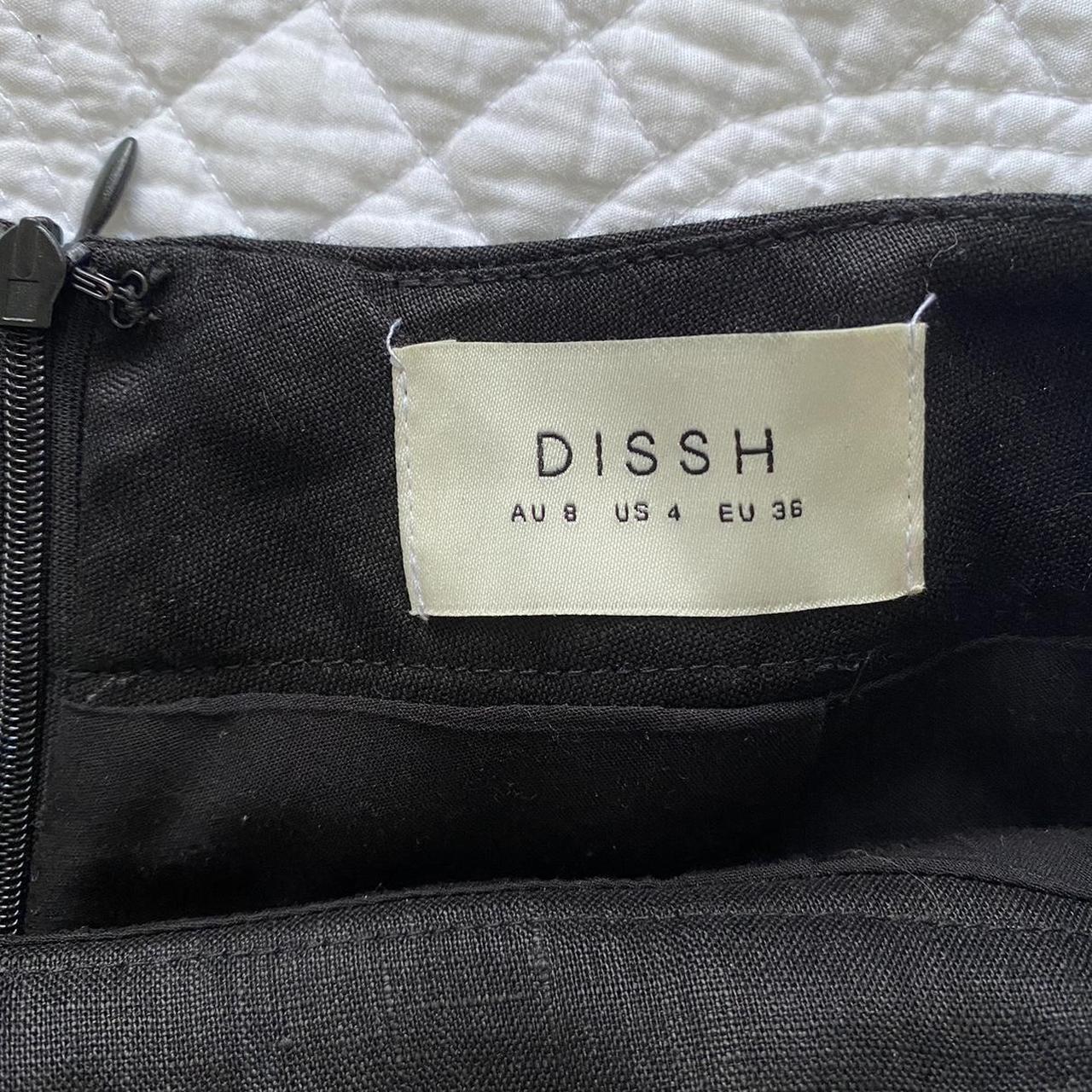 DISSH Flick Black Linen Pant Size: AU 8/UK 8 RRP... - Depop