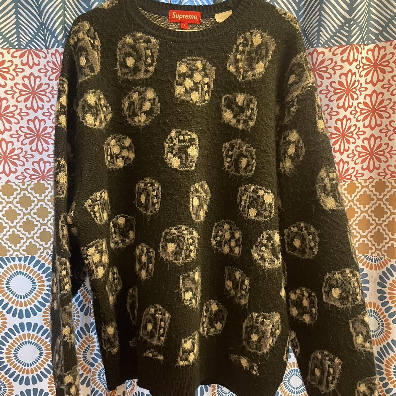 Supreme mohair-sweater - Depop Supreme mohair-sweater - Depop