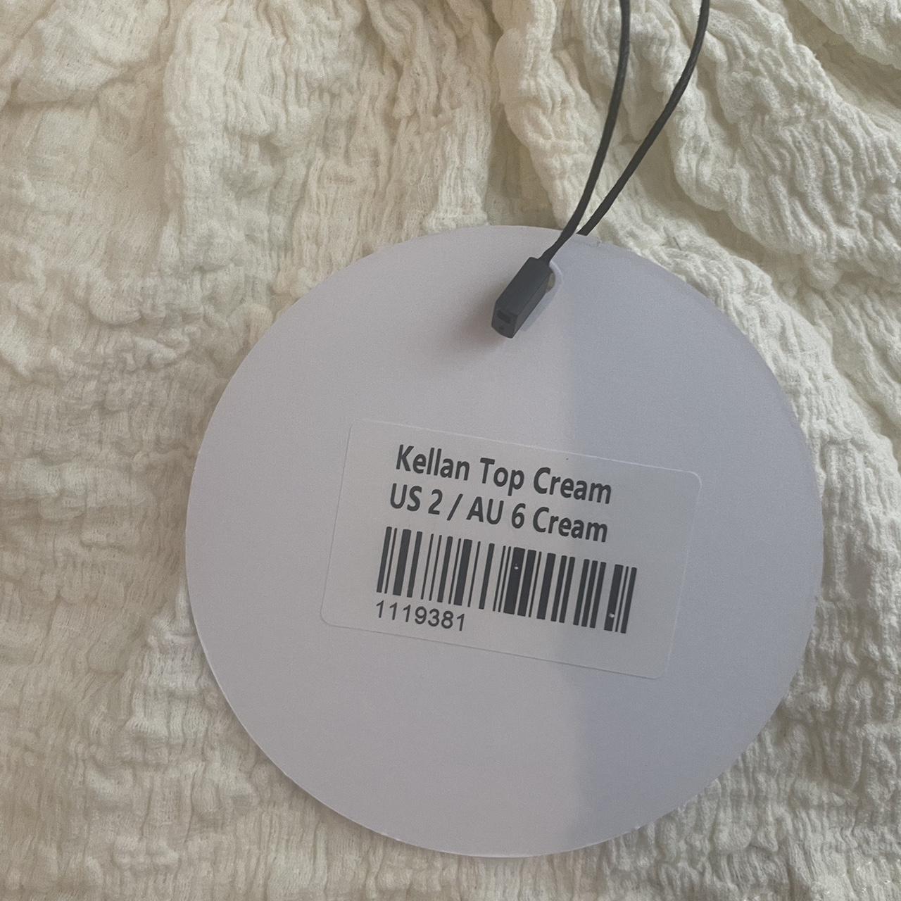 princess polly kellen cream top size 2 new and never - Depop