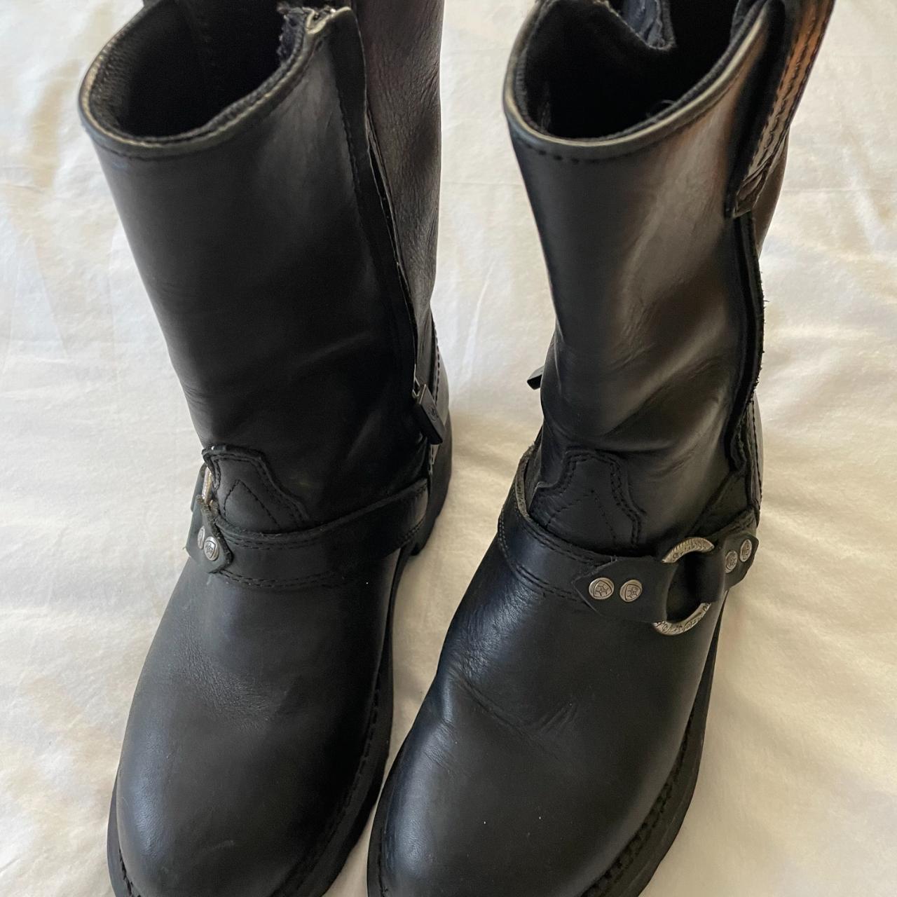 Ariat motorcycle boots, lug sole, waterproof, black,... - Depop