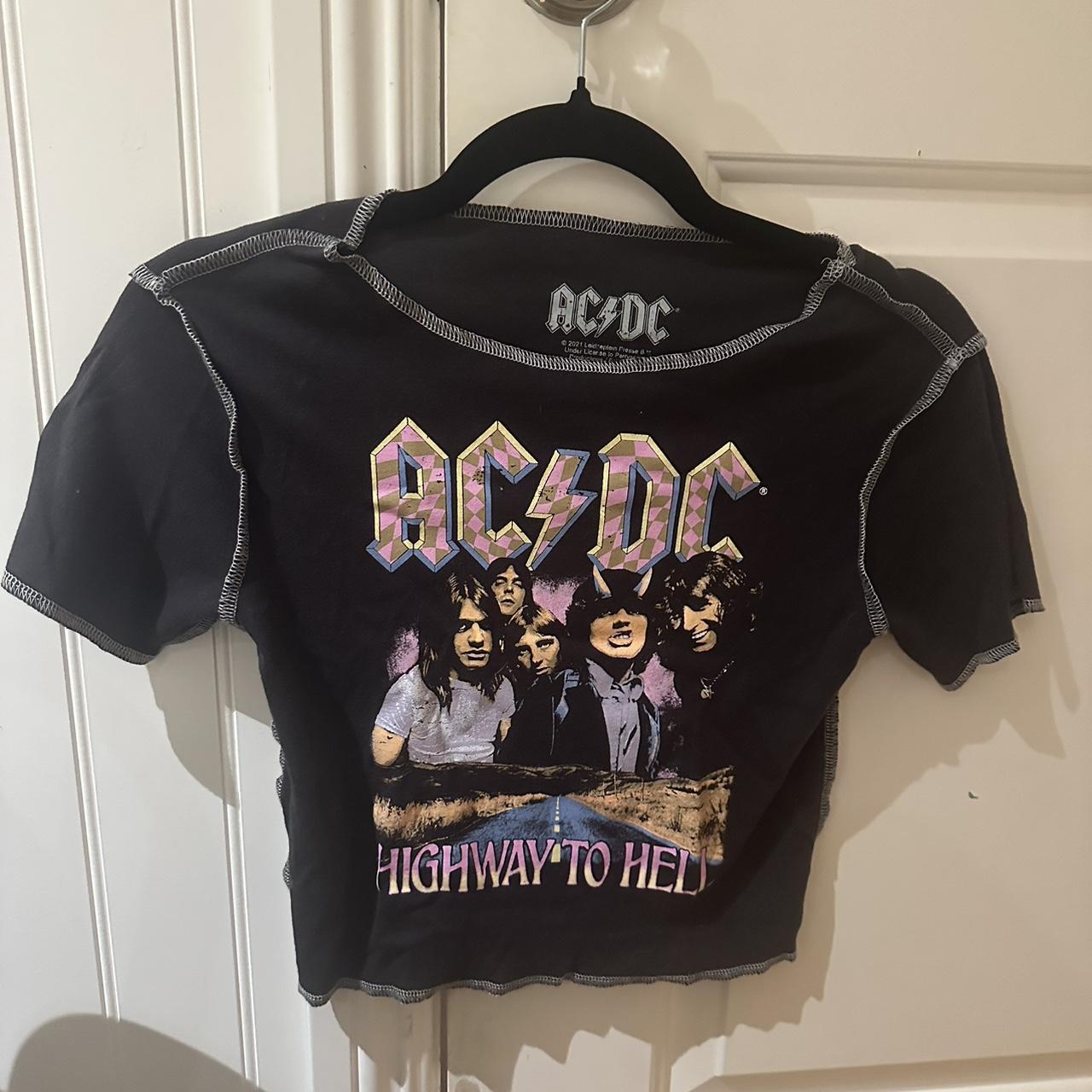 Super cute AC/DC shirt only worn once! #graphictee... - Depop
