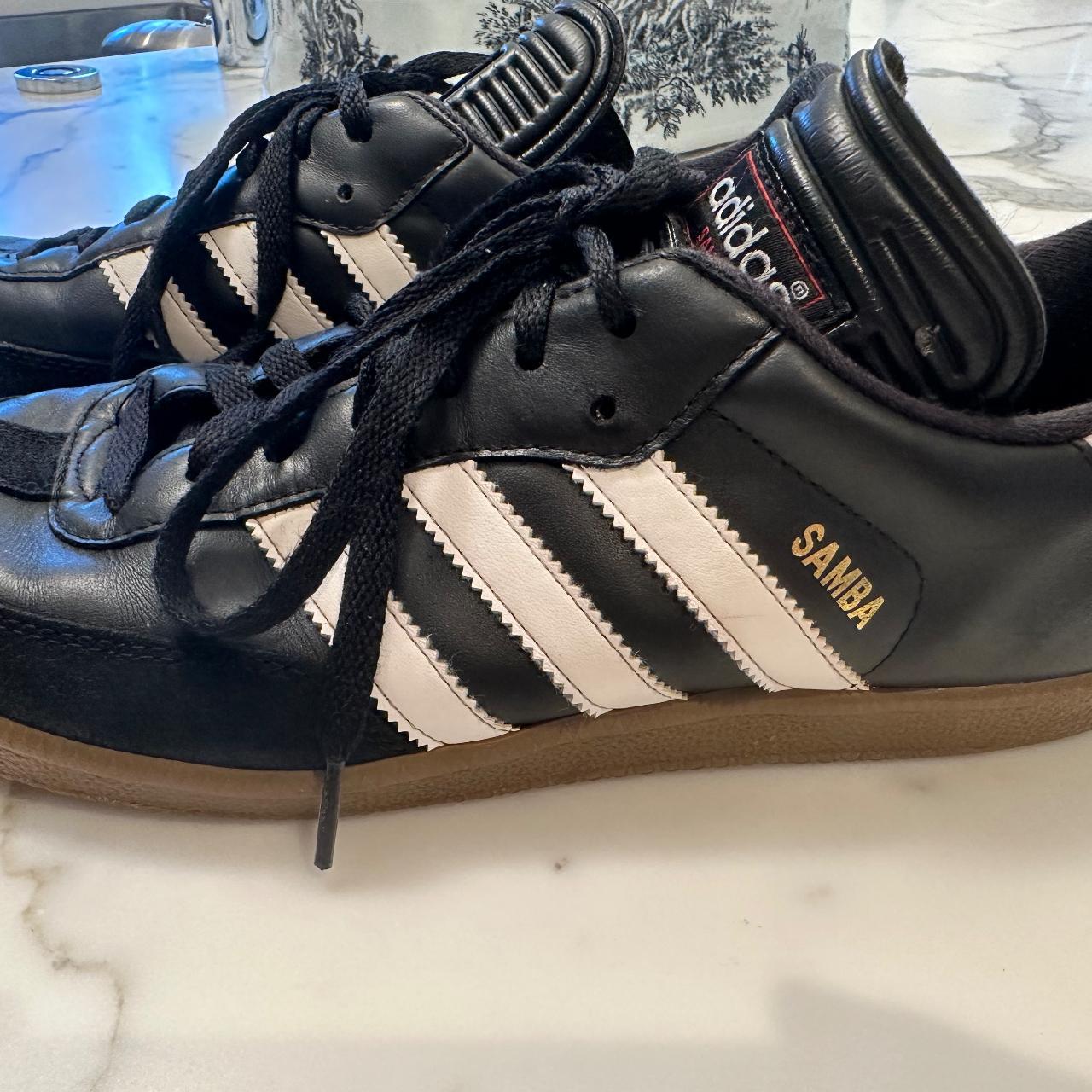 mens adidas samba black leather