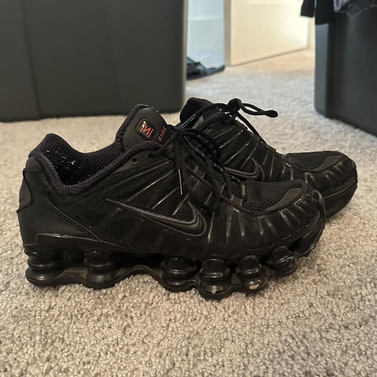 nike shox tl black men's