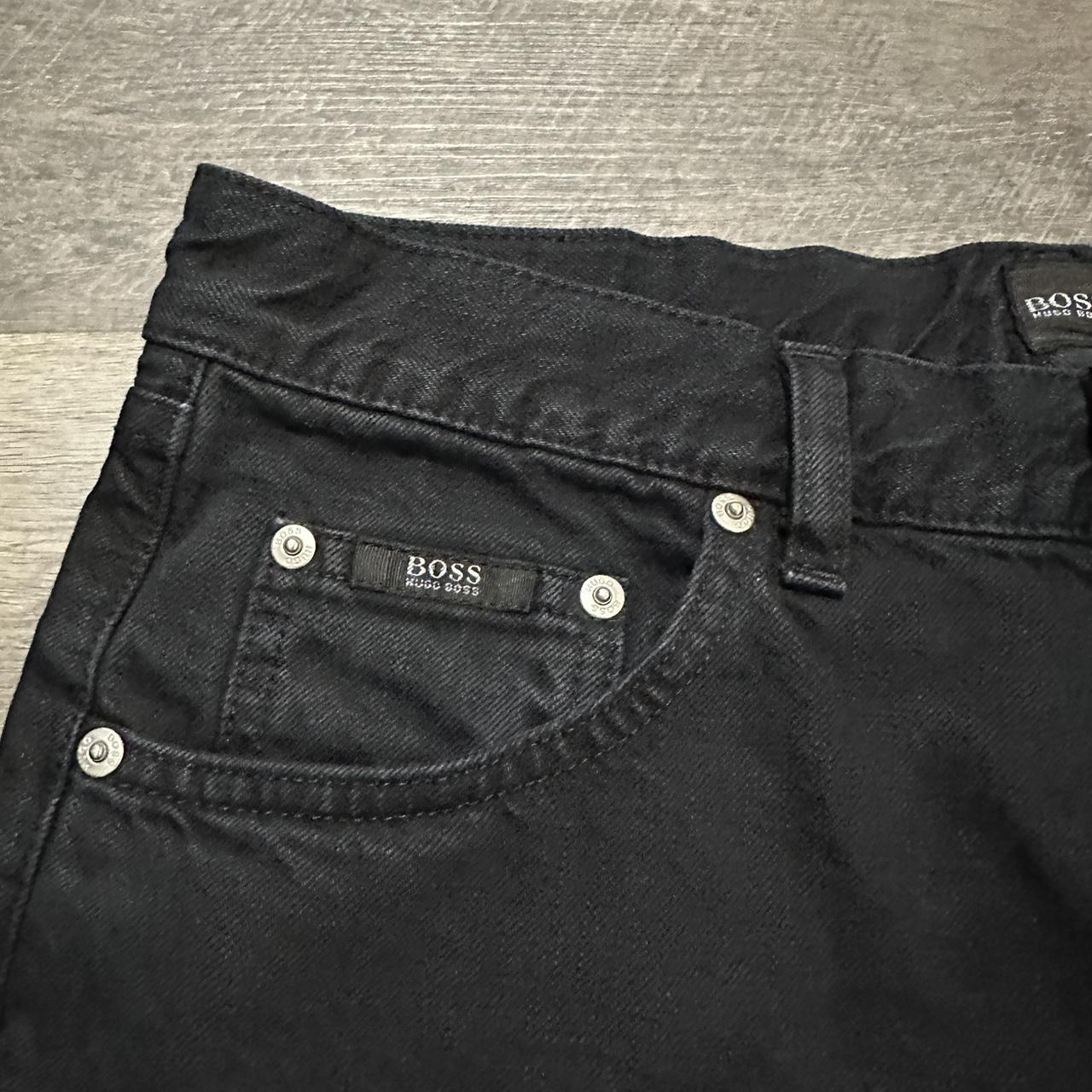 Hugo Boss Mens Jeans Size 32/34 Black - Depop