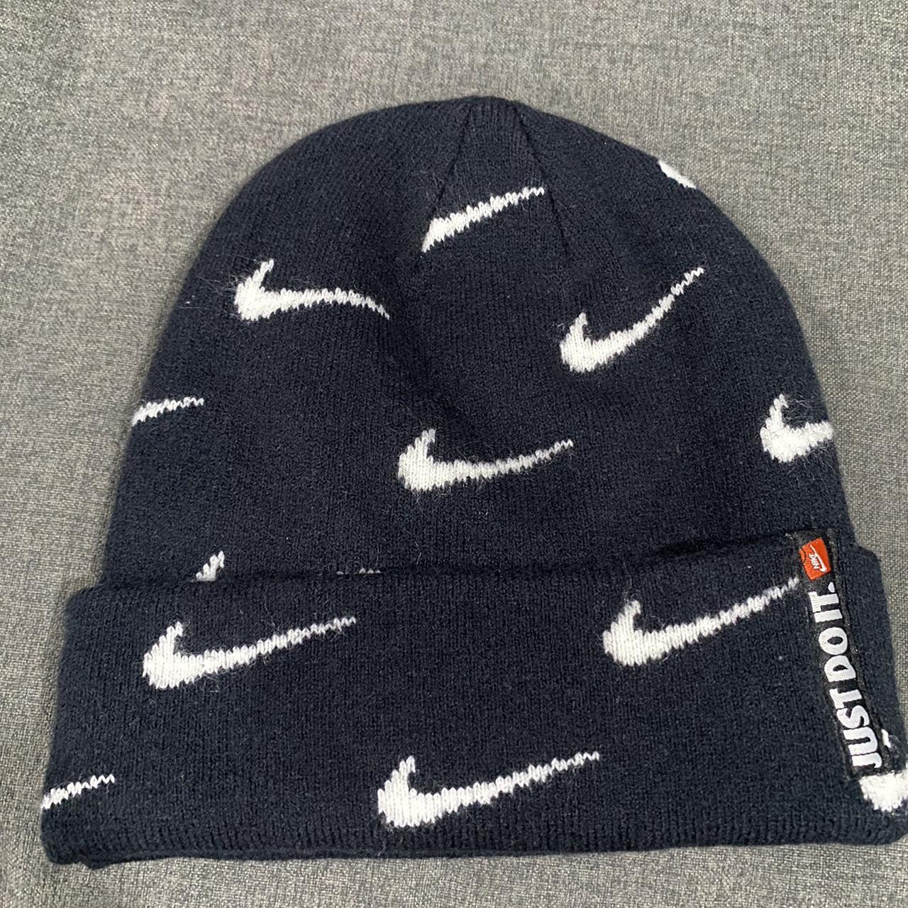 Nike Beanie Toddler (Black White), Nike Beanie