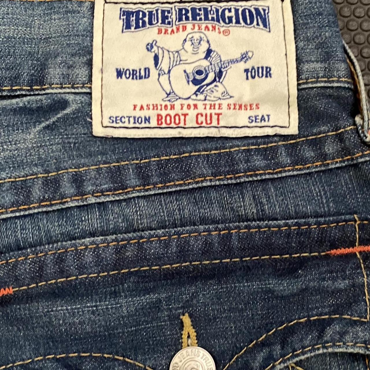 RARE Handmade Vintage True Religion. Hand stitched... - Depop