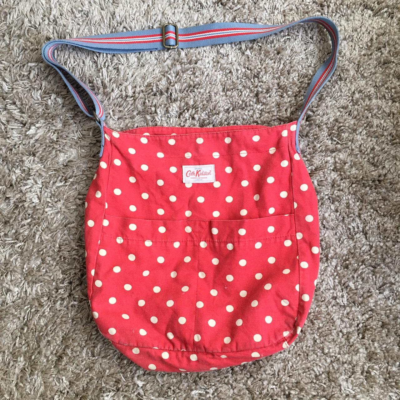 Cath kidston red polka dot online bag