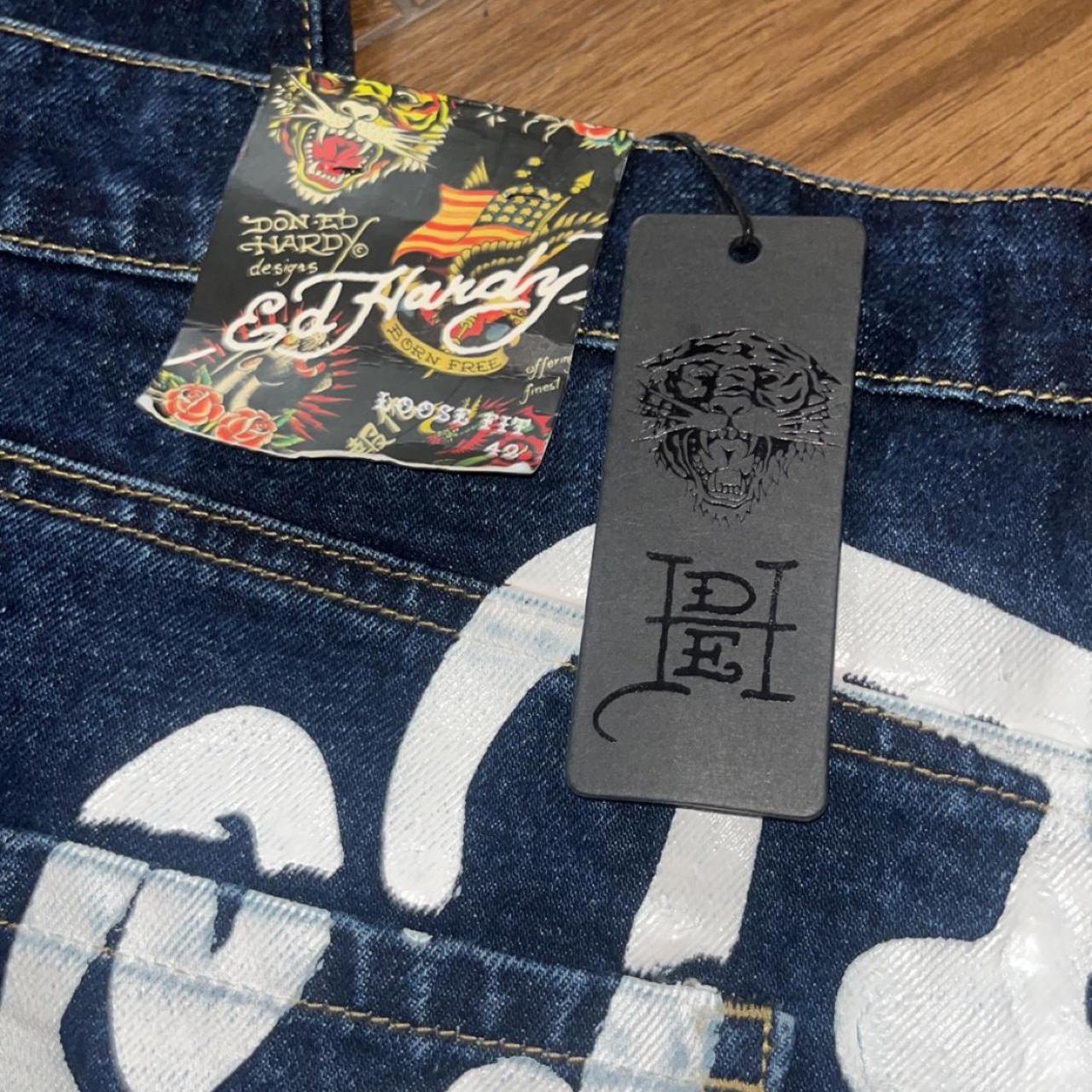 💕brand new with tag loose fit ed hardy jeans... - Depop