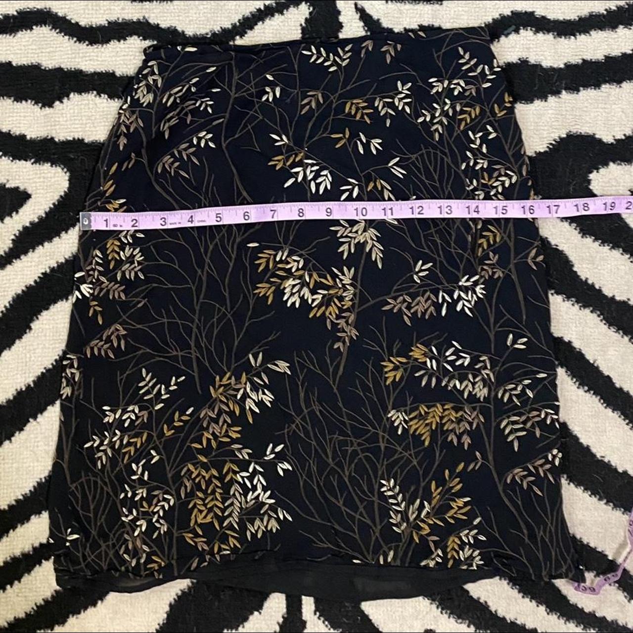 Ann Taylor fall leaves midi skirt - Depop