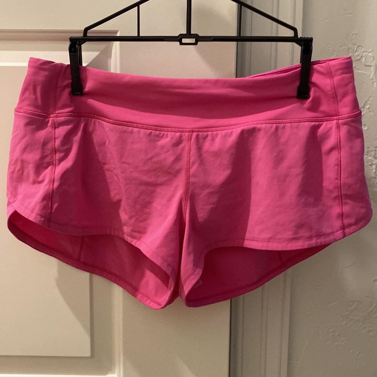 Sonic Pink Lululemon Speed Up Low-Rise Lined Shorts - Depop