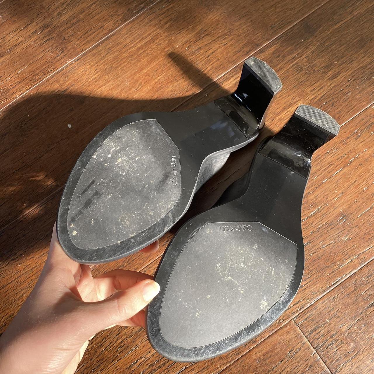 Calvin klein black mules online