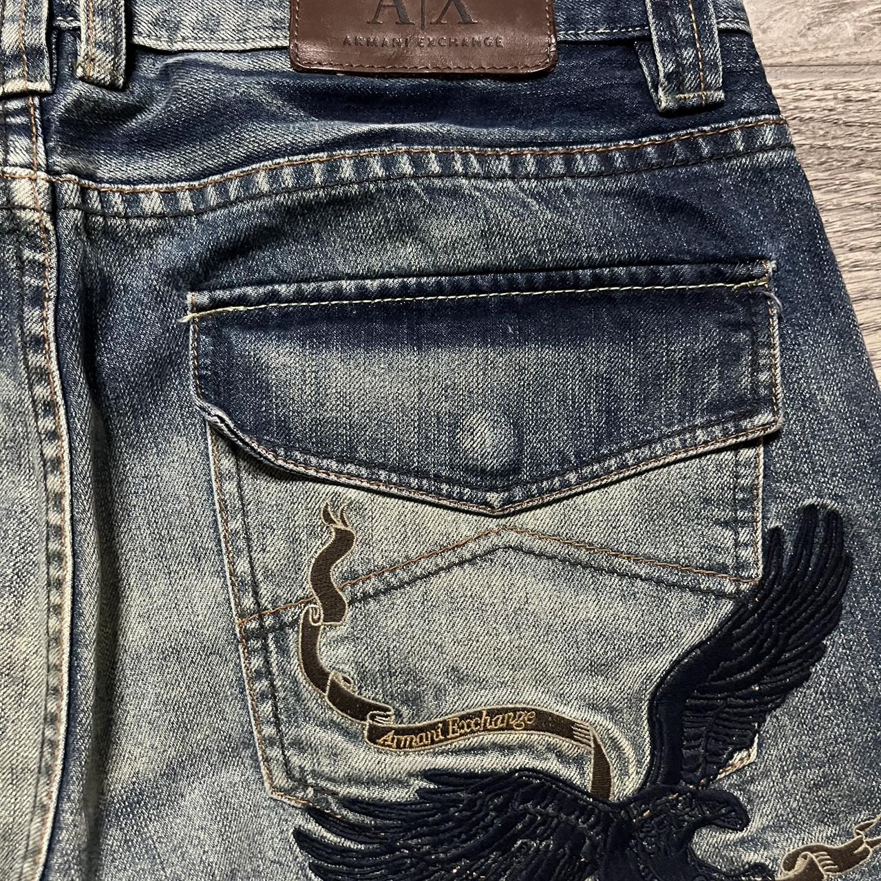 Y2K baggy Armani exchange jeans with Depop