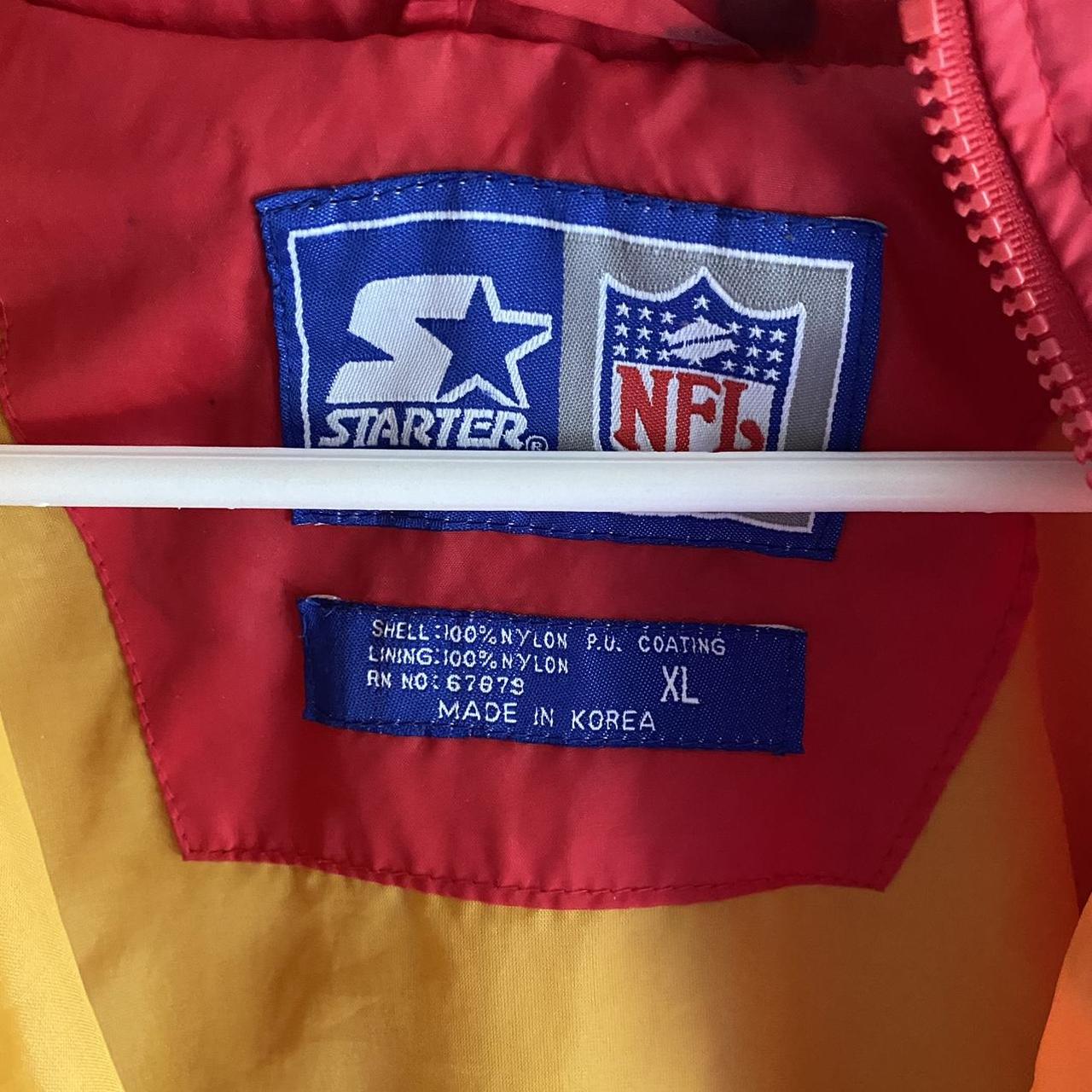 Vintage 90s Kansas City Chiefs STARTER Coat Jacket Mens XL Pro Line