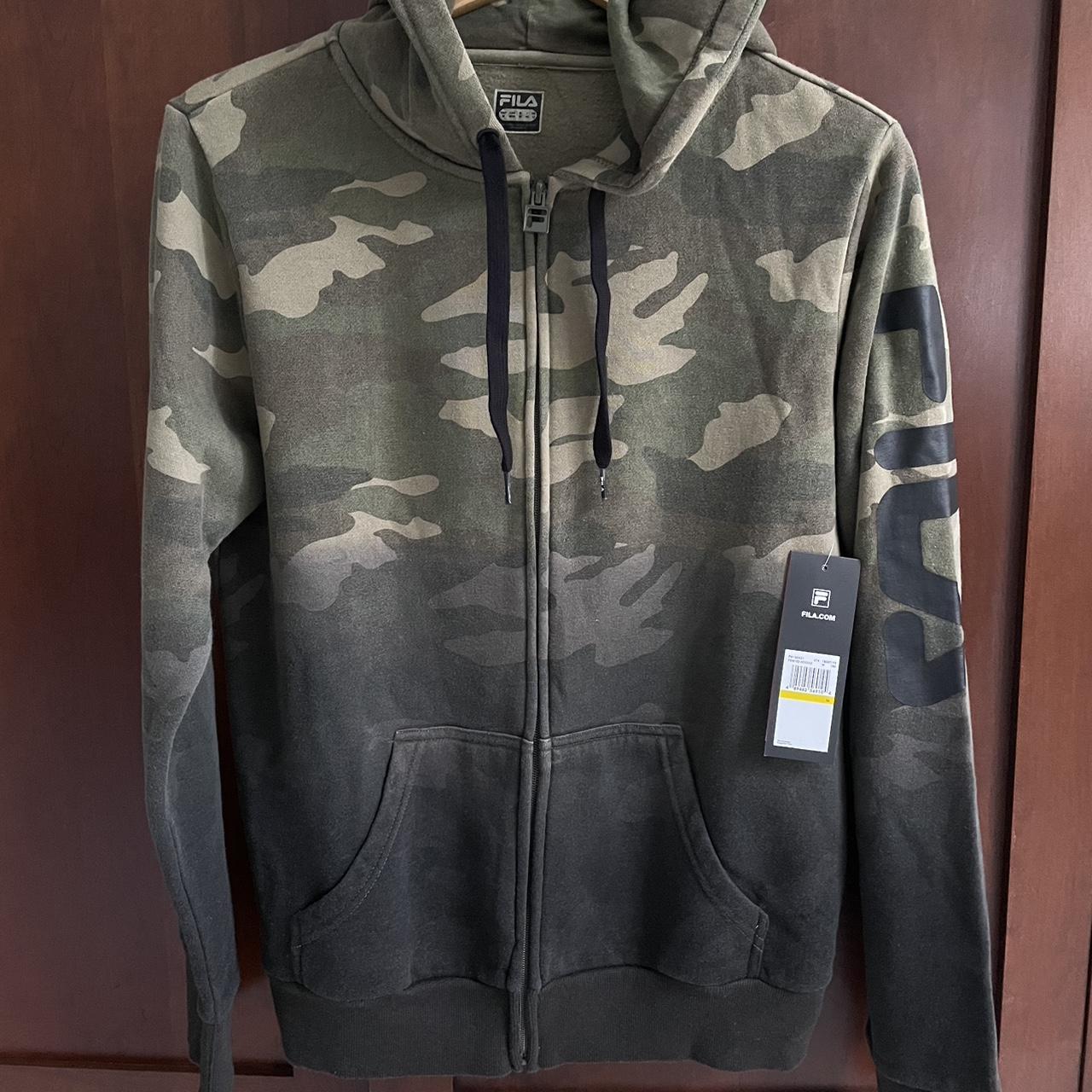 Fila clearance camo hoodie