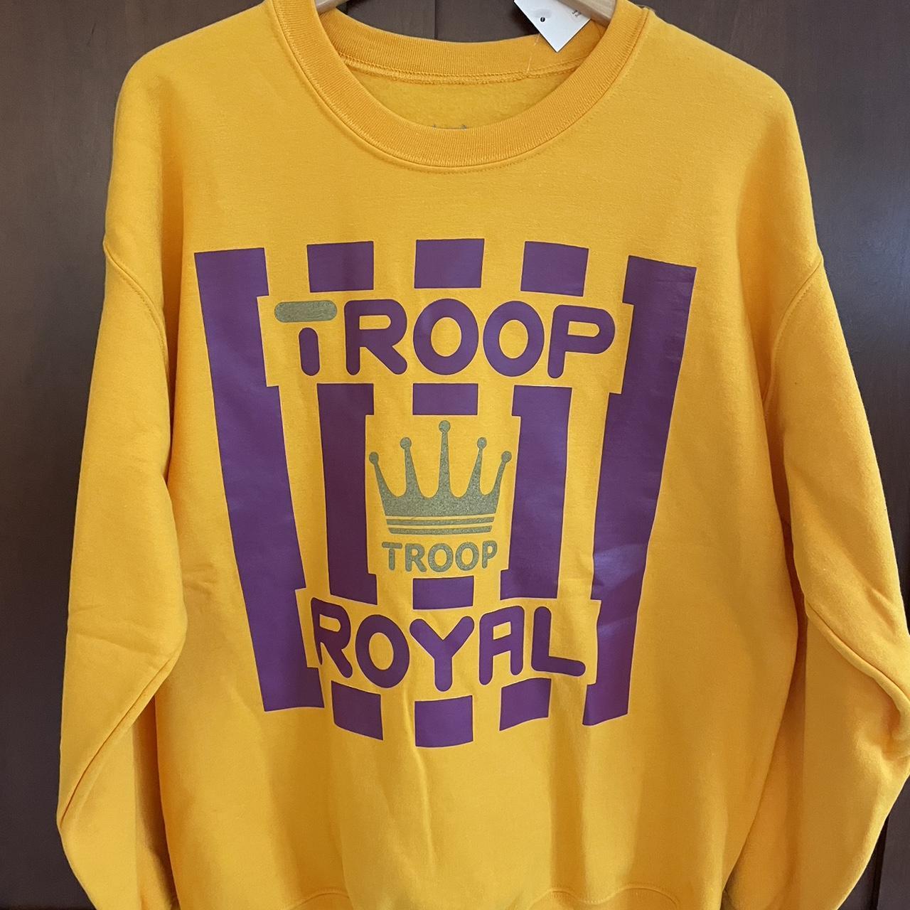 Troop crown royal crew neck sweater Brand Depop