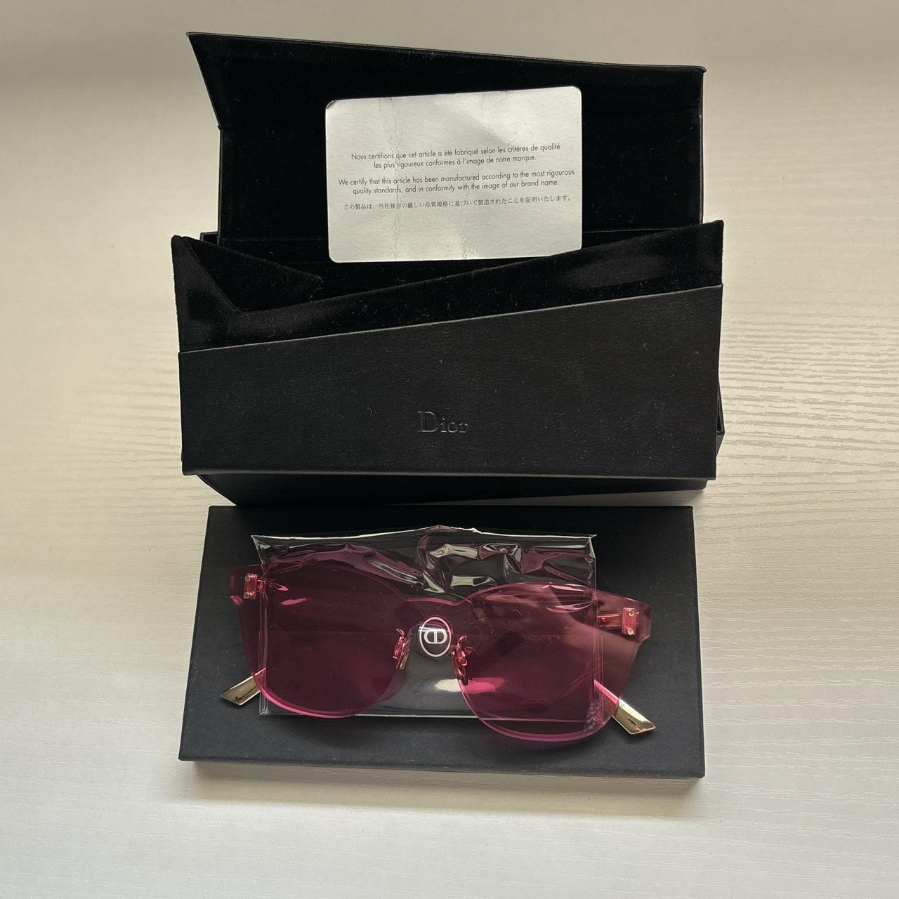 Dior Quake sunglasses Dior sunglasses y2k pink... Depop