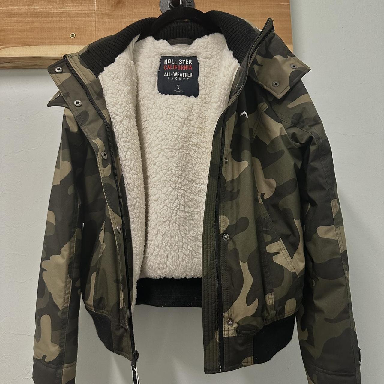 Hollister camo jacket deals