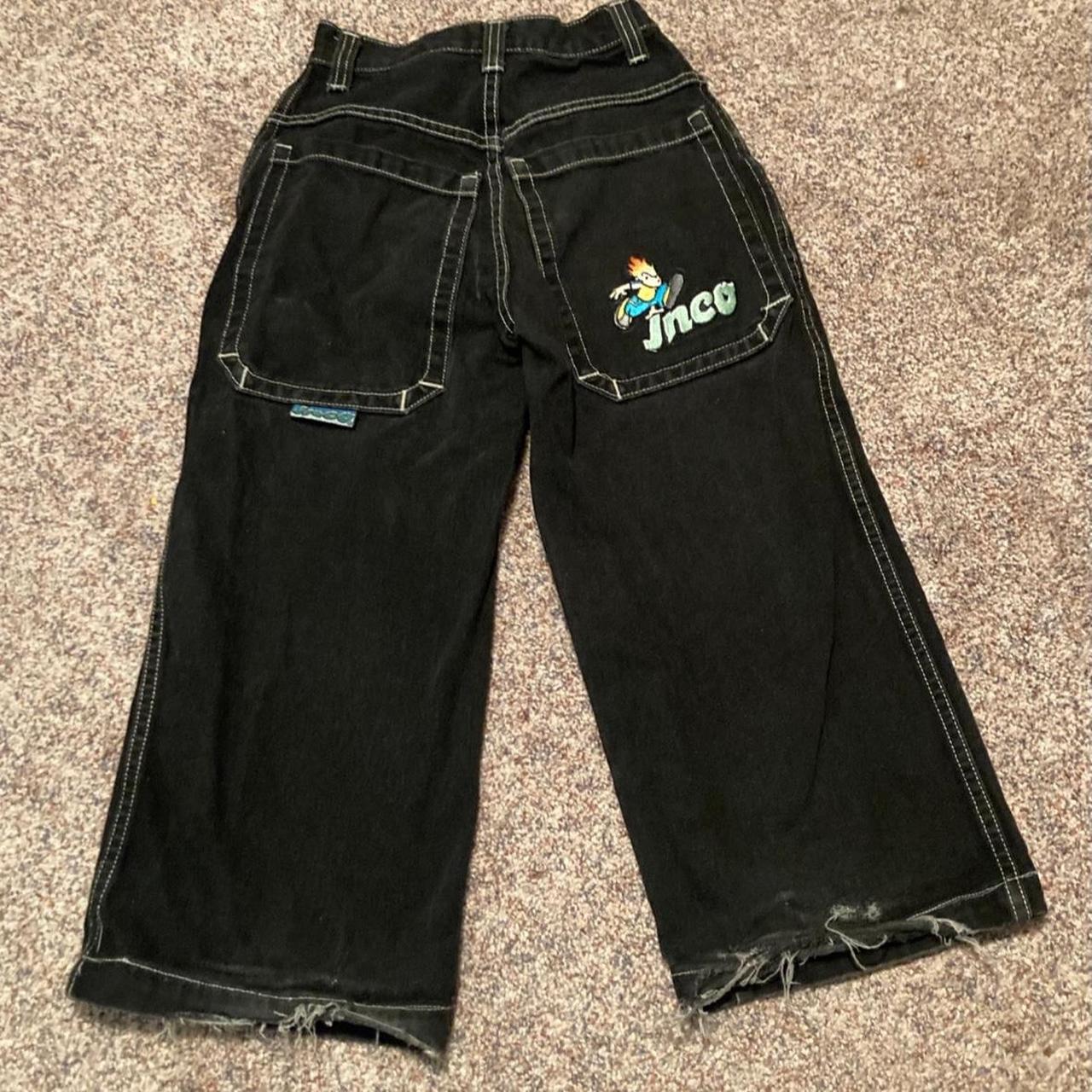 Vintage 90s Baggy Skater Jnco Flag Jeans. Sz 28 × | Depop
