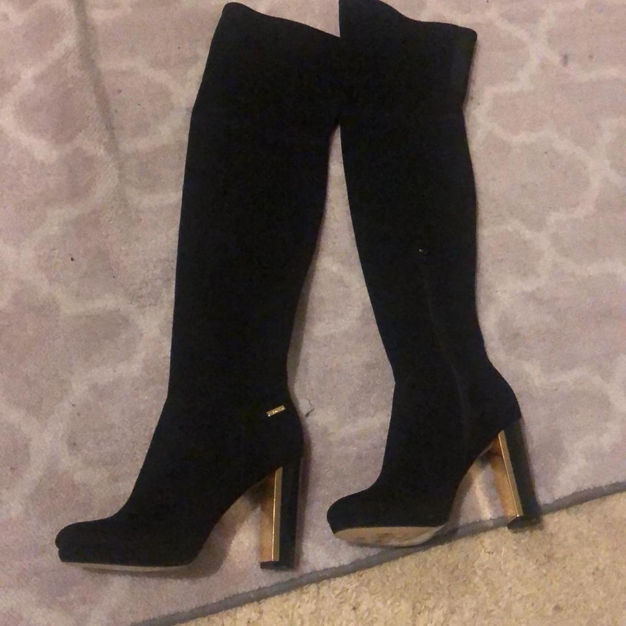 Calvin klein clearance knee high boots