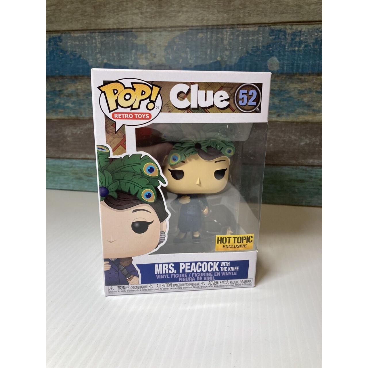 Funko Pop Clue Mrs Peacock With The Knife 52 Hot Depop 