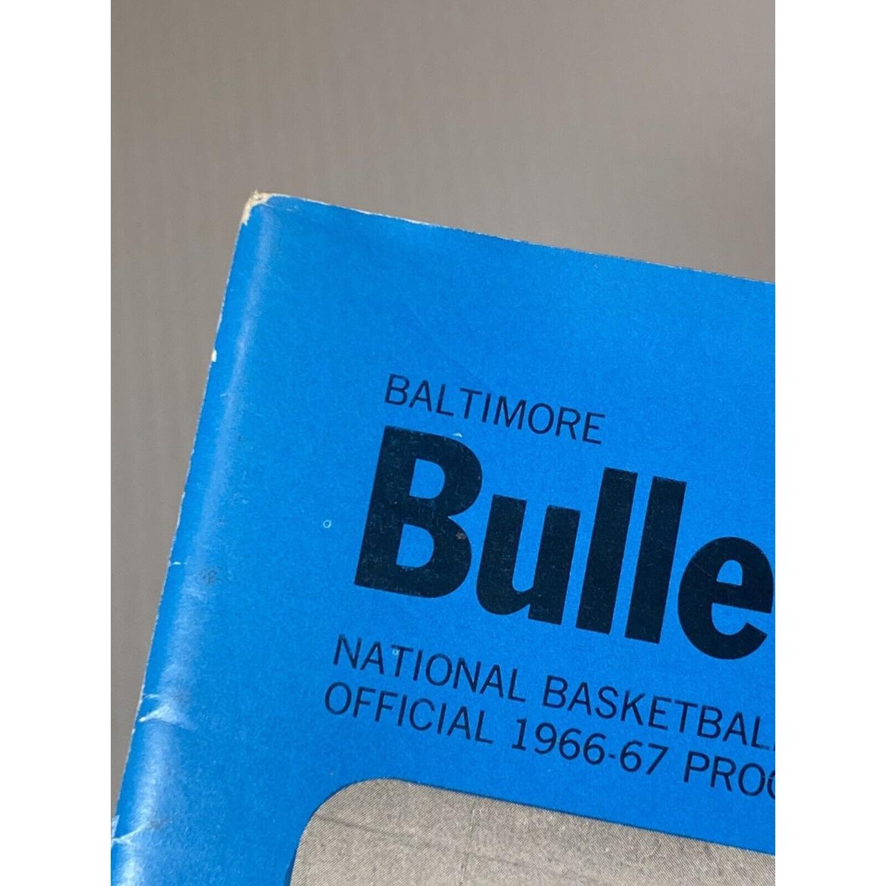 196667 BALTIMORE BULLETS PROGRAM VS NEW YORK... Depop