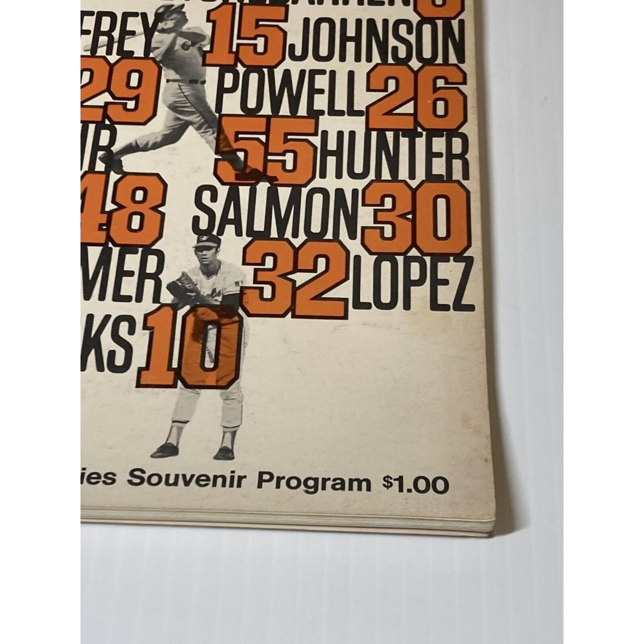 1970 World Series Program - Baltimore Orioles vs.... - Depop