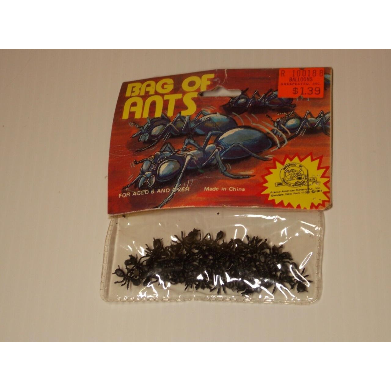 Bag Of Ants Franco American Novelty 1987 Vintage Toy... - Depop