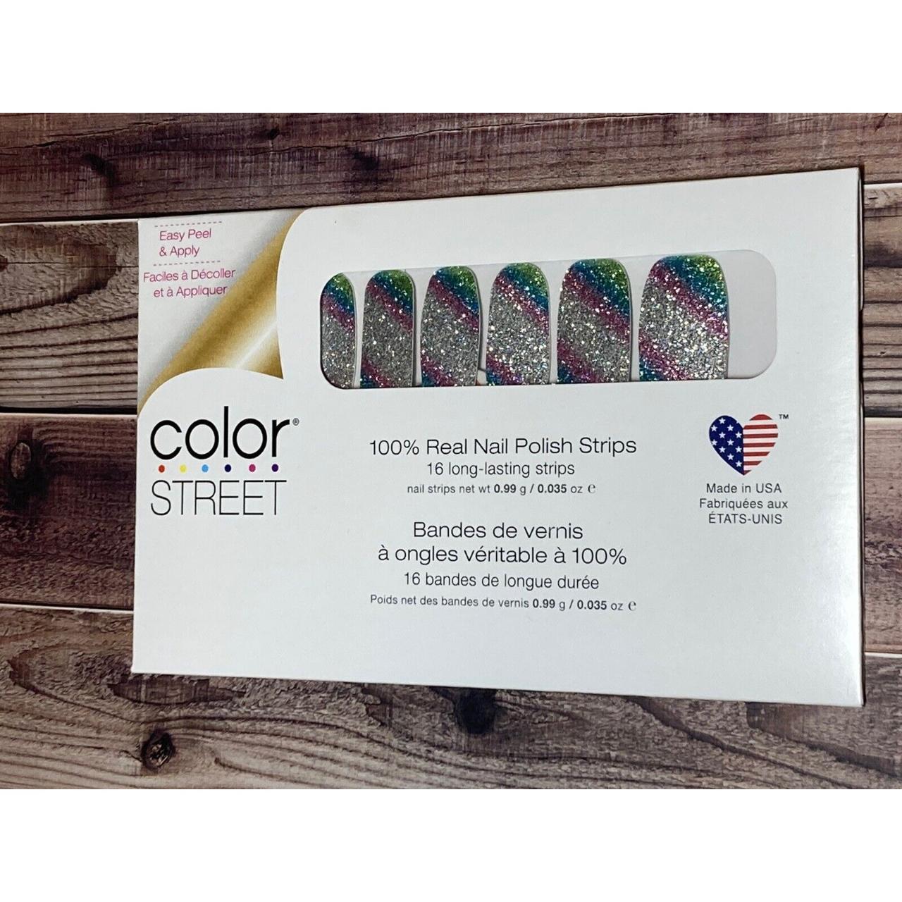 Color Street 100% Real Nail Polish Strips Metastrong... - Depop