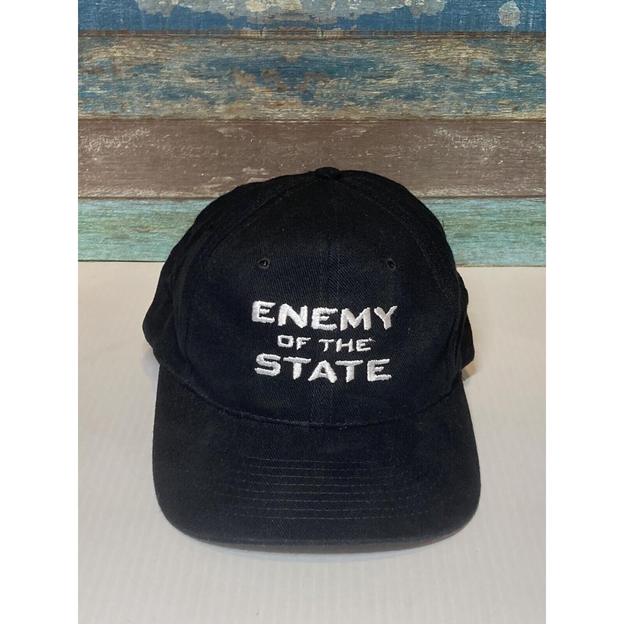 Vtg Enemy of The State Will Smith 1998 Movie Hat... - Depop