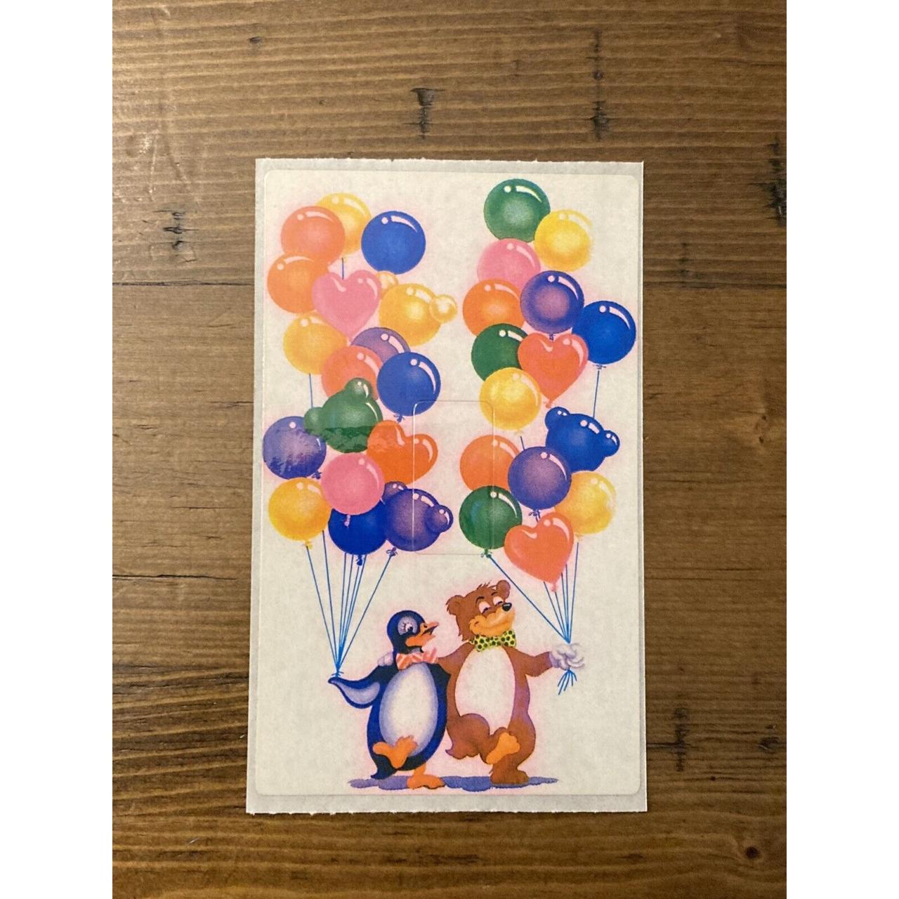 ✨ Lisa Frank Club Vintage Jumbo Sticker Panda Hot selling Air Balloon