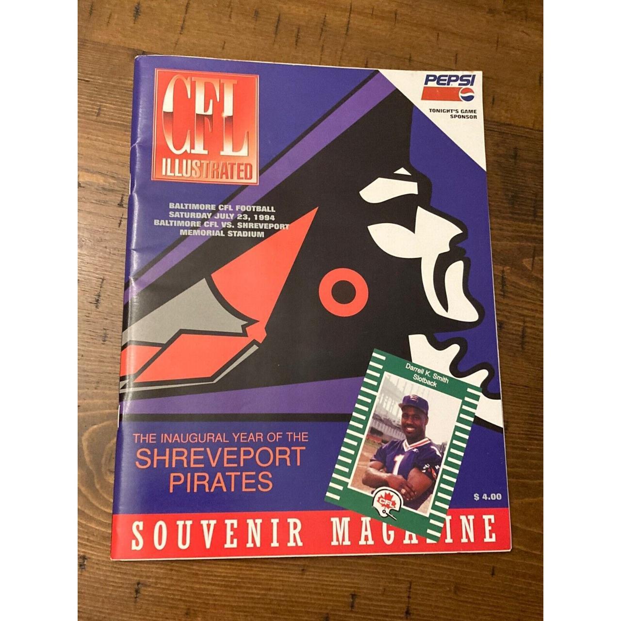 Vtg 1994 Shreveport Pirates Winnepeg Vs Baltimore... - Depop