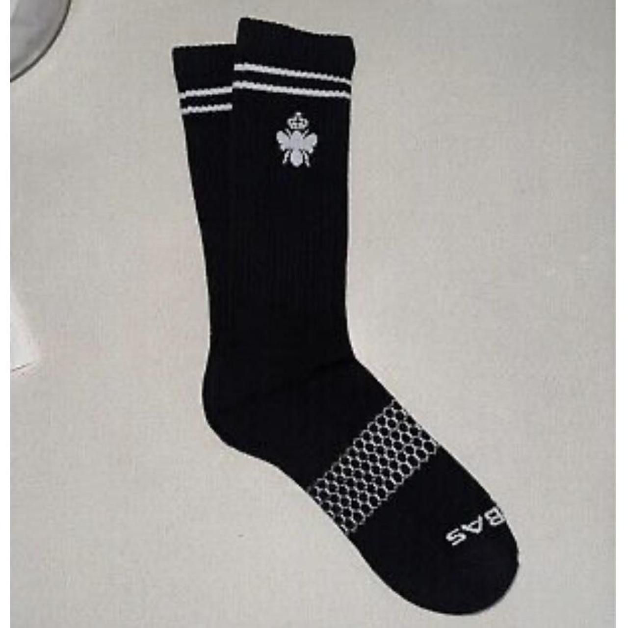 Bombas Men's Black and White Socks (3)