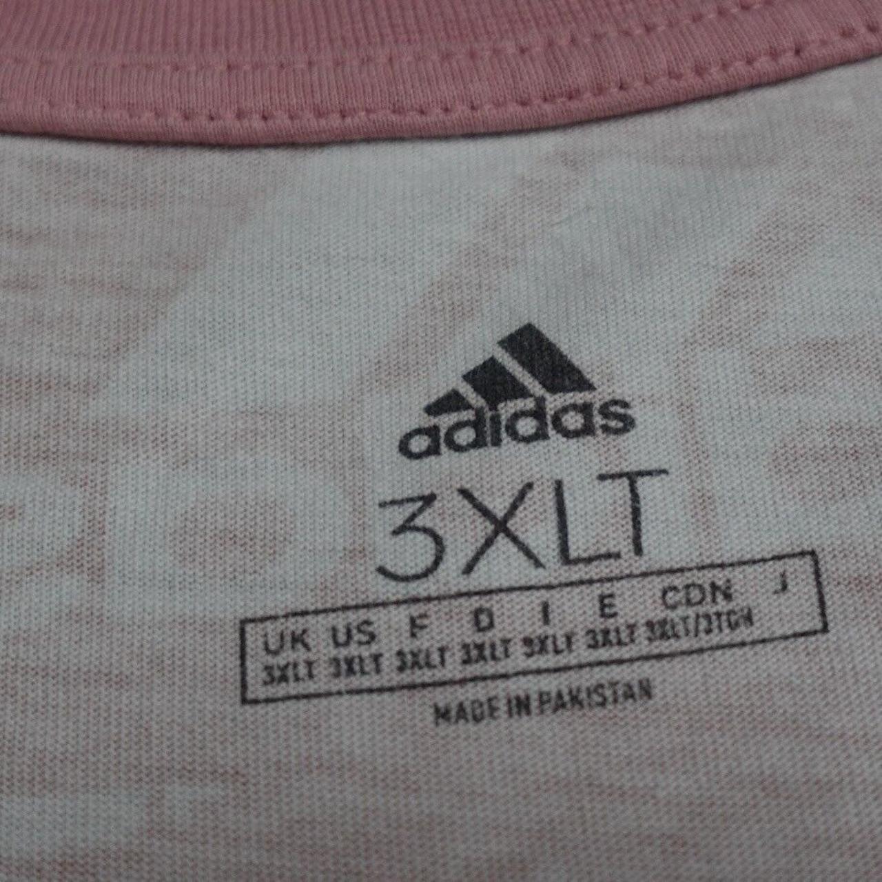 Adidas Shirt Men s 3XLT Pink White All Over Print. Depop