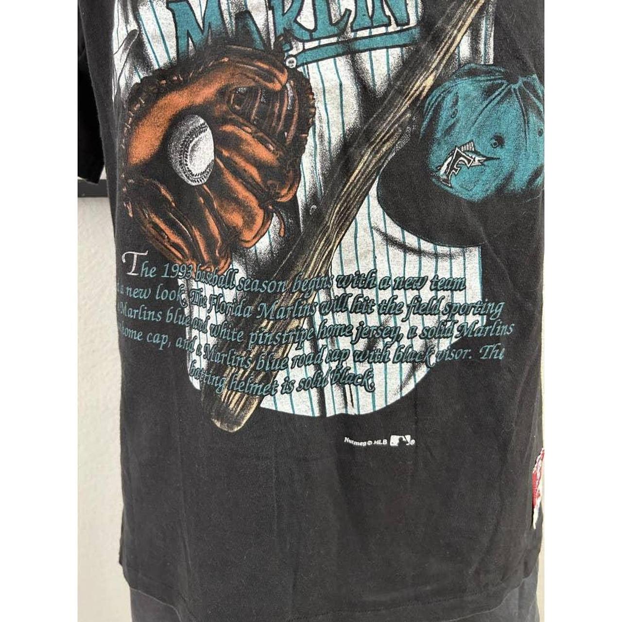 Vintage Florida Marlins Pinstriped MLB Jersey XL