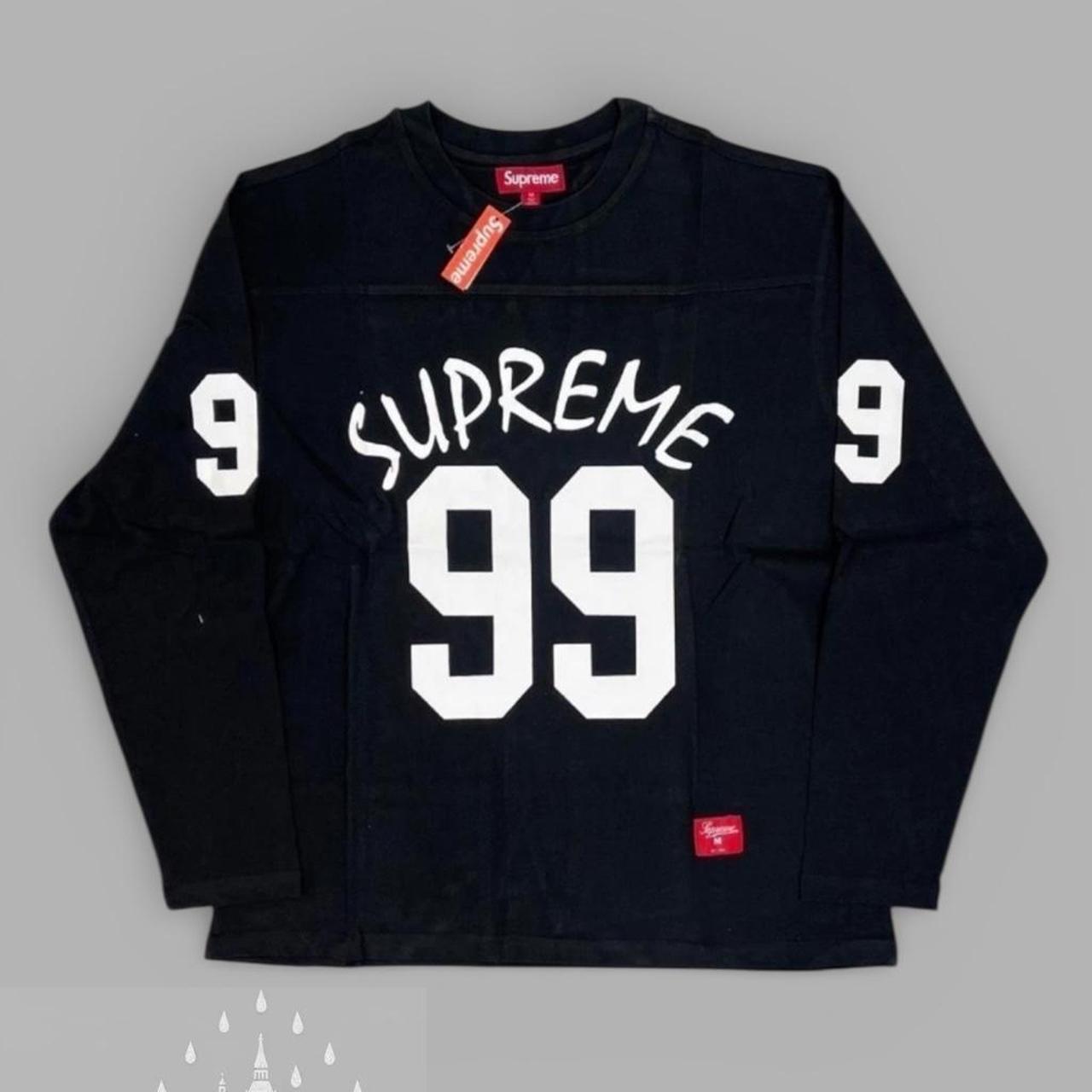 Palace persailles football top jersey Size | Depop