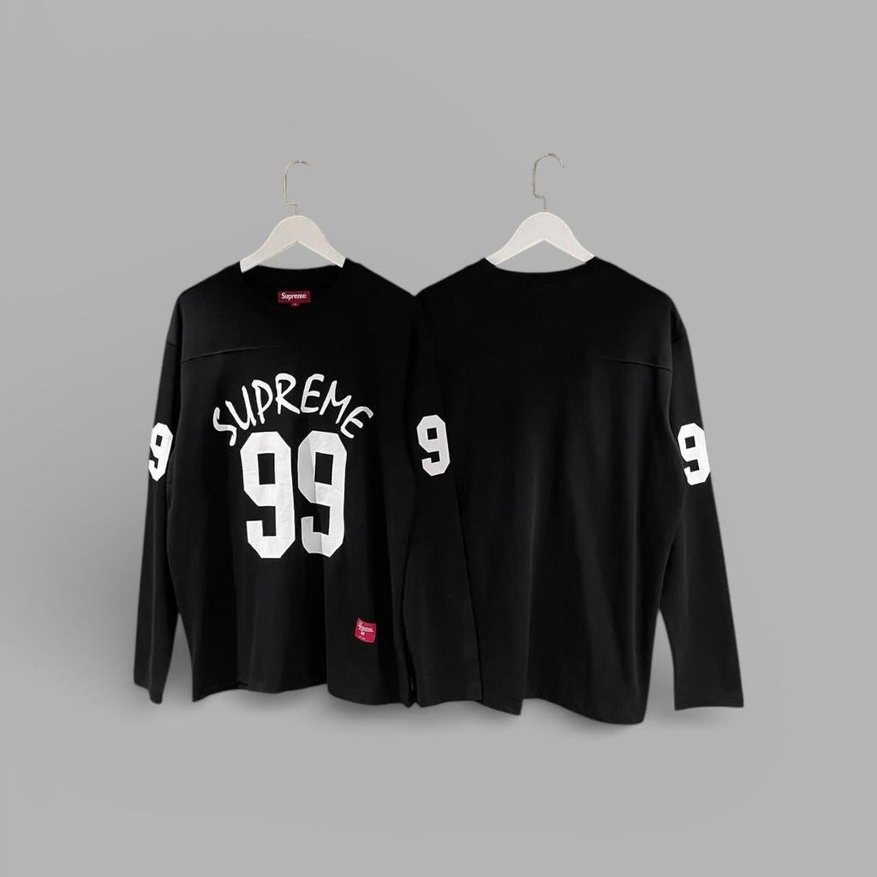 Palace persailles football top jersey Size | Depop