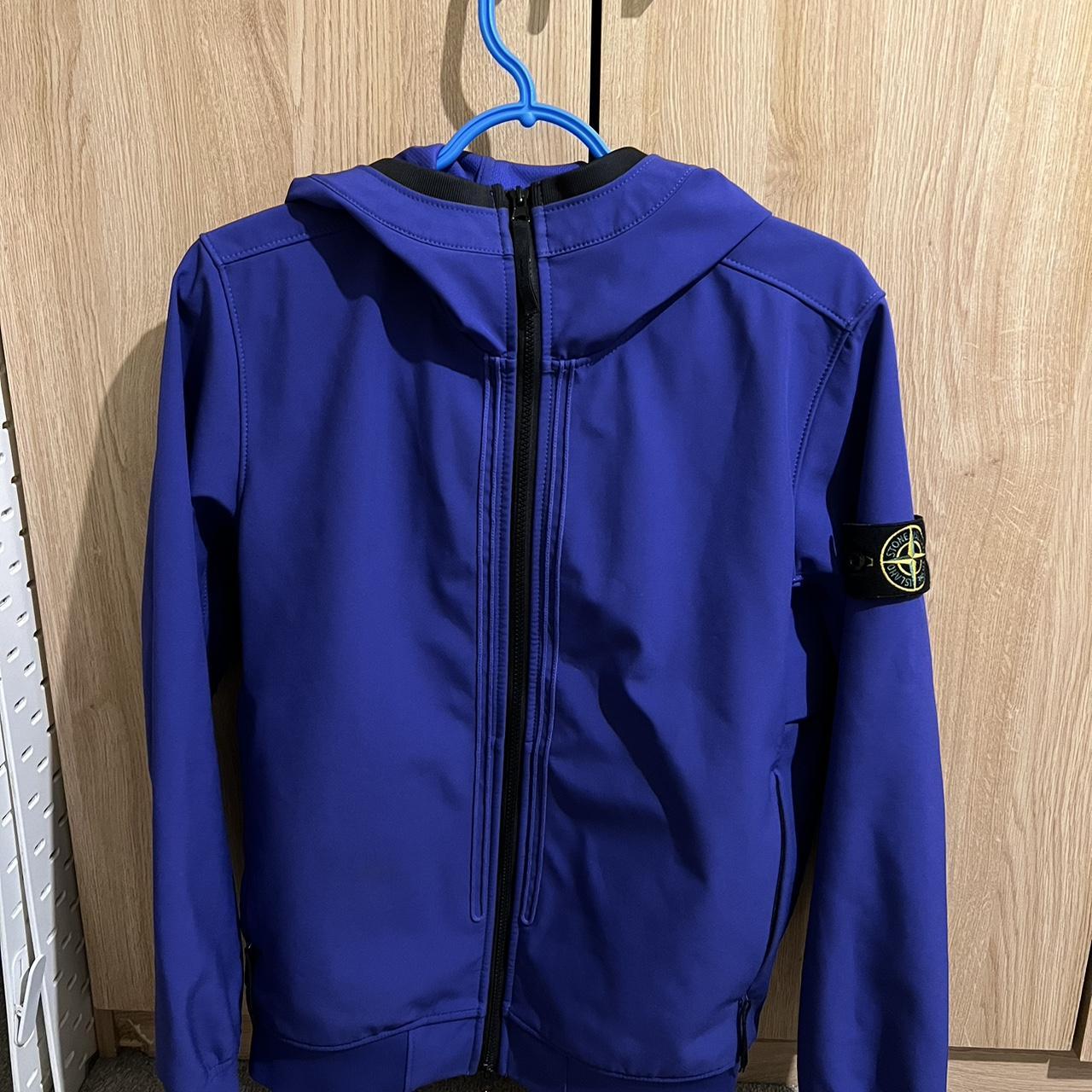 Stone island hot sale blue coat