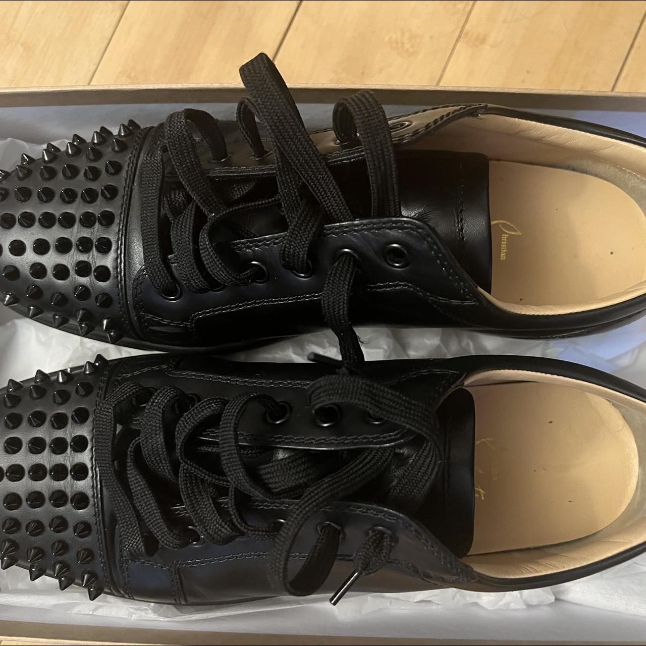 Christian Louboutin Louis Junior Spikes Orlato Flat - Depop