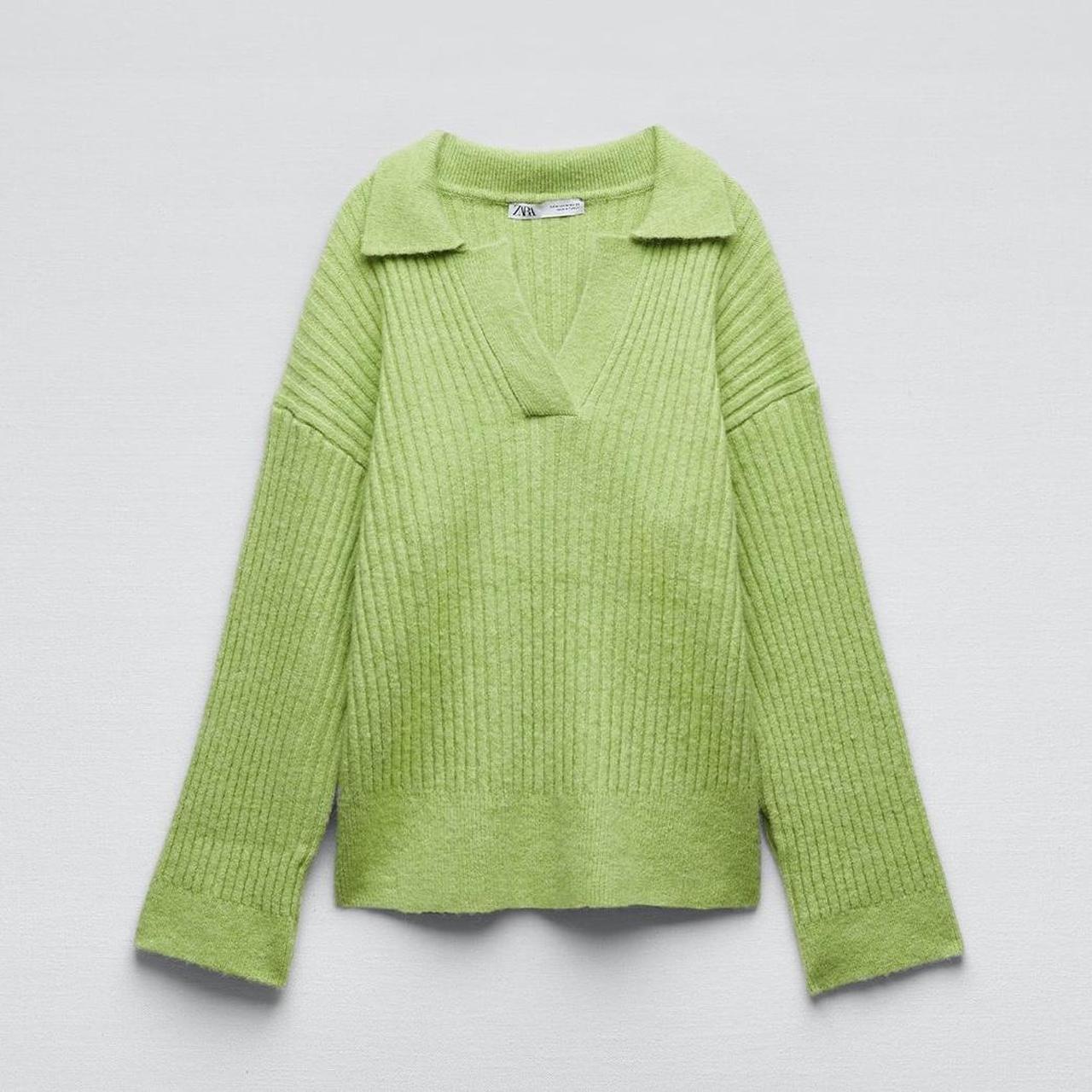 Zara Knitted Jumper zara Depop