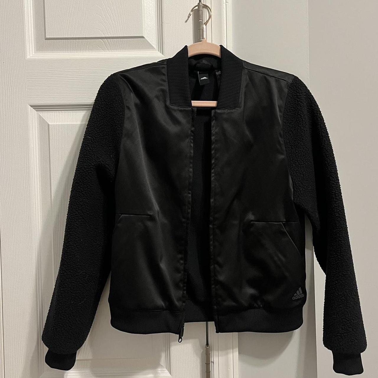 adidas shiny jacket