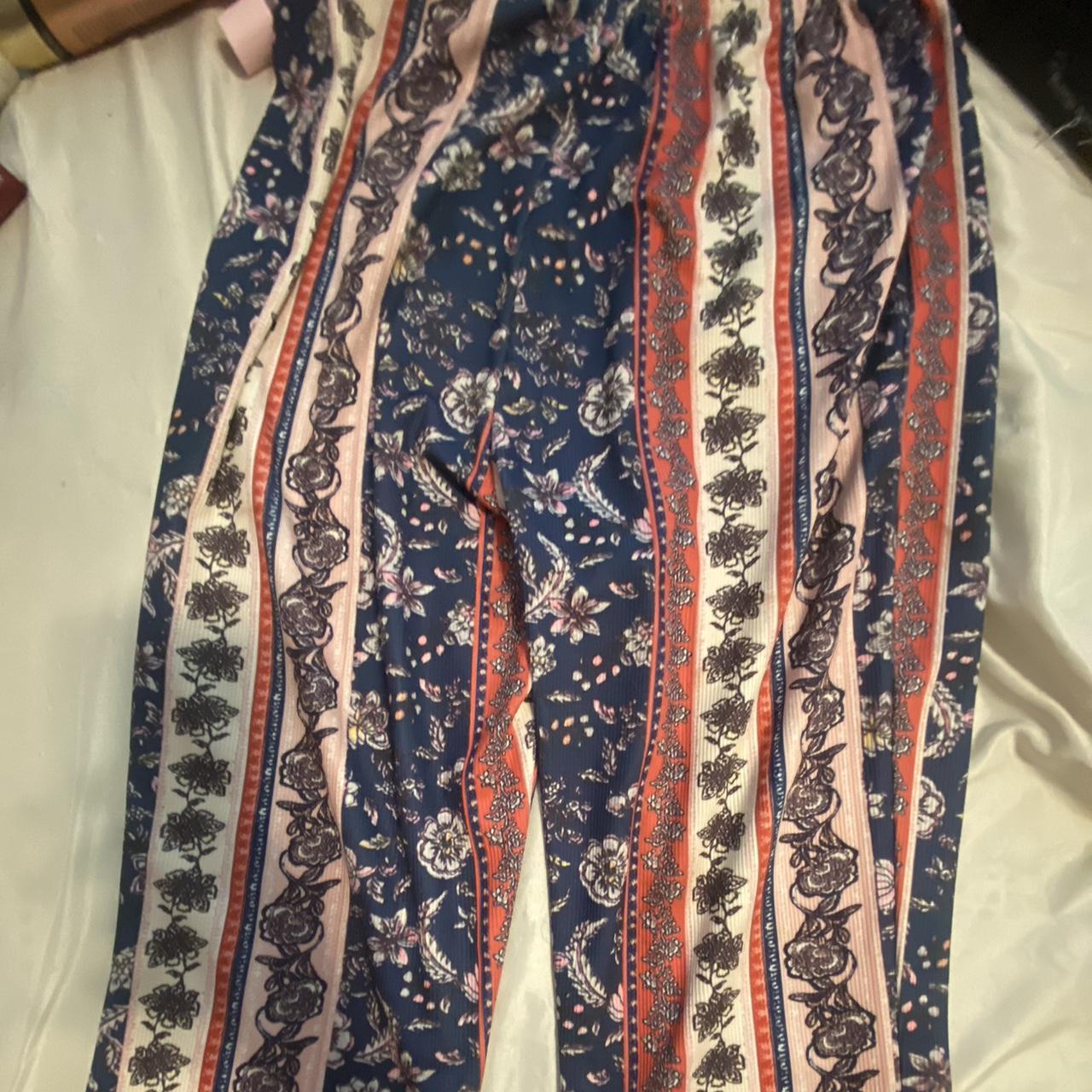 SHEIN forbidden pants / patterned flare leggings! - Depop