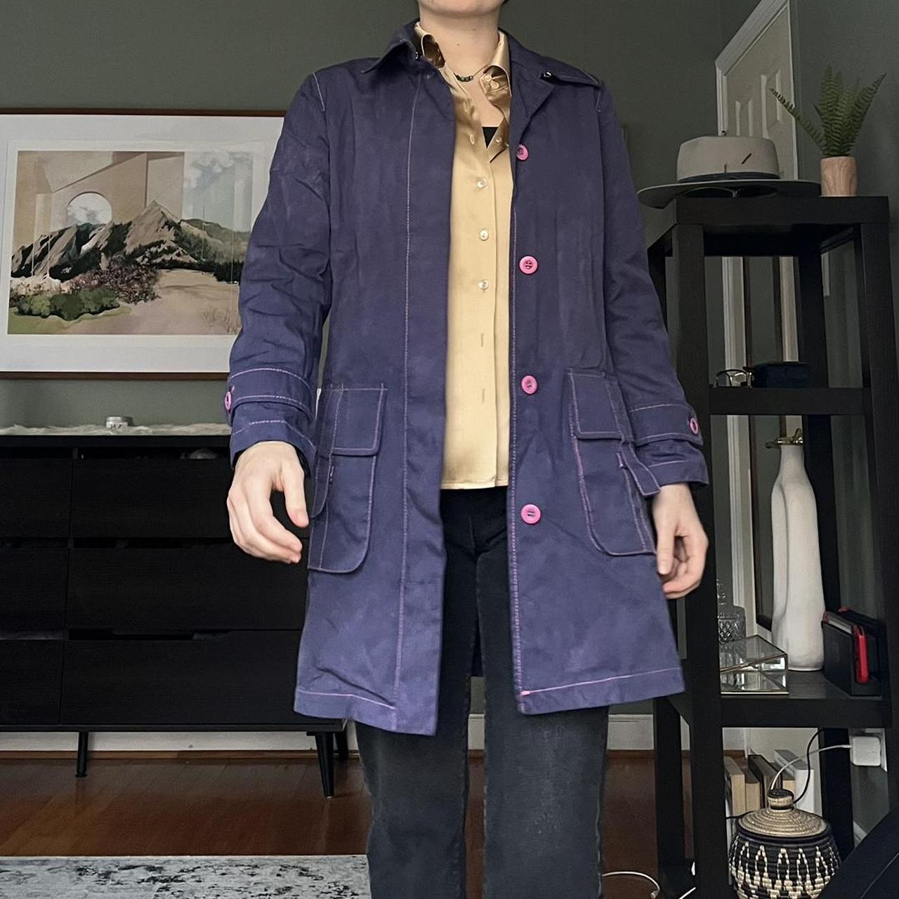 Max mara outlet purple coat