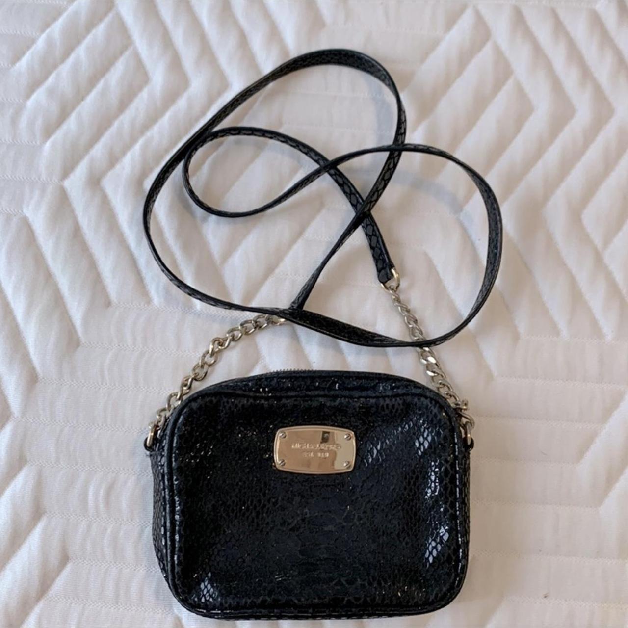 Michael kors black snakeskin on sale crossbody