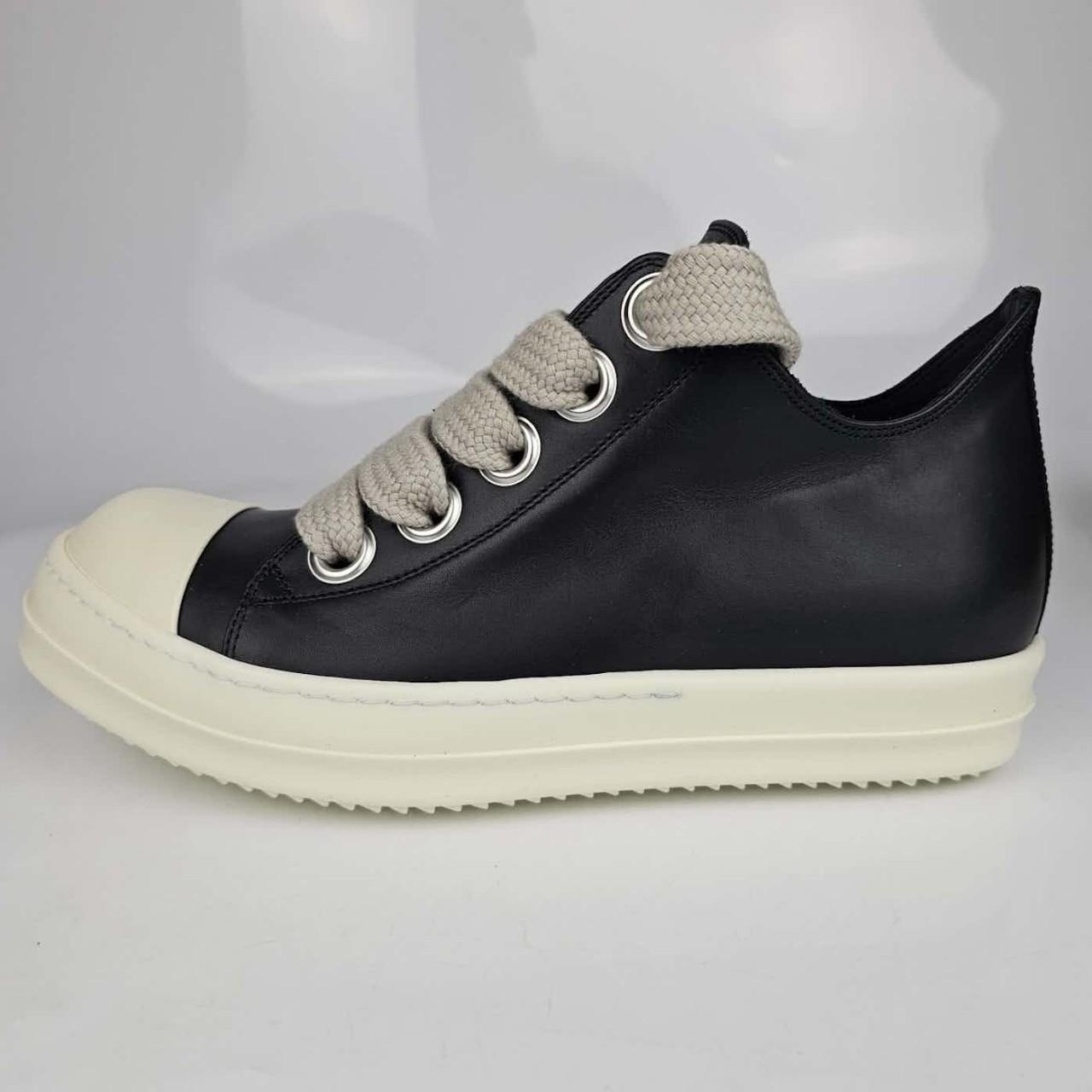100% Authenticated Rick Owens Jumbo Lace lows size... - Depop
