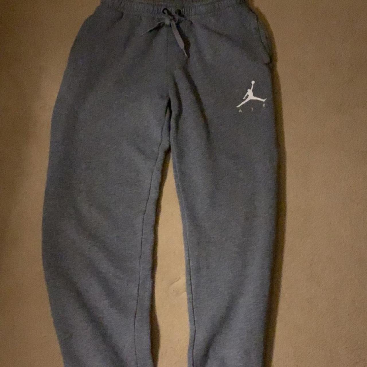 Grey Nike air Jordan joggers Worn a few times Very... - Depop