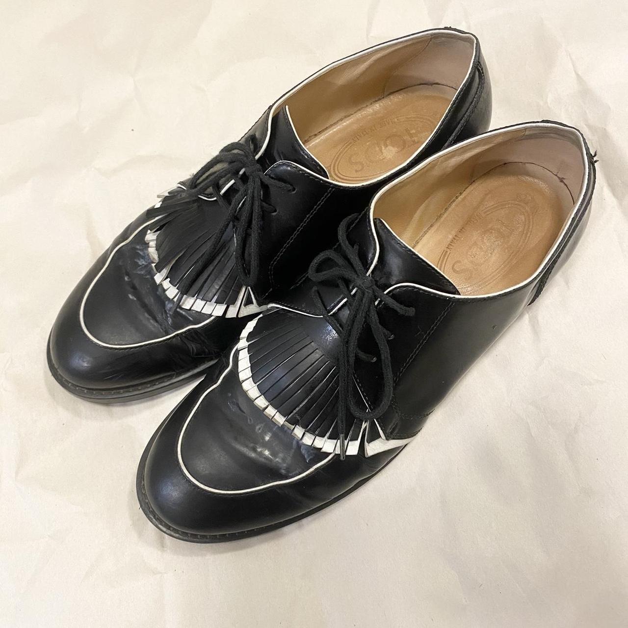 Womens black best sale lace up loafers